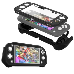Gamekart Switch Lite Armor Case – 2-in-1 TPU Grip Cover with HD Screen Protector