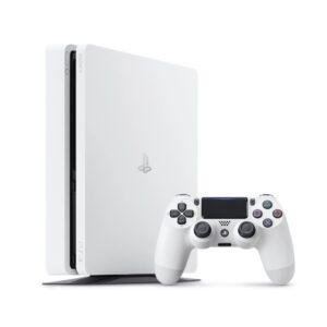 Sony PlayStation 4 Slim Glacier White 1TB Gaming Console (Preowned)