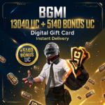 BGMI 13040 UC + 5140 Bonus UC Digital Gift Card