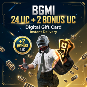 BGMI 24 UC + 2 Bonus UC Digital Gift Card