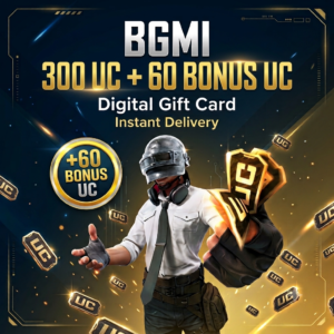 BGMI 300 UC + 60 Bonus UC Digital Gift Card
