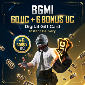 BGMI 60 UC + 6 Bonus UC Digital Gift Card